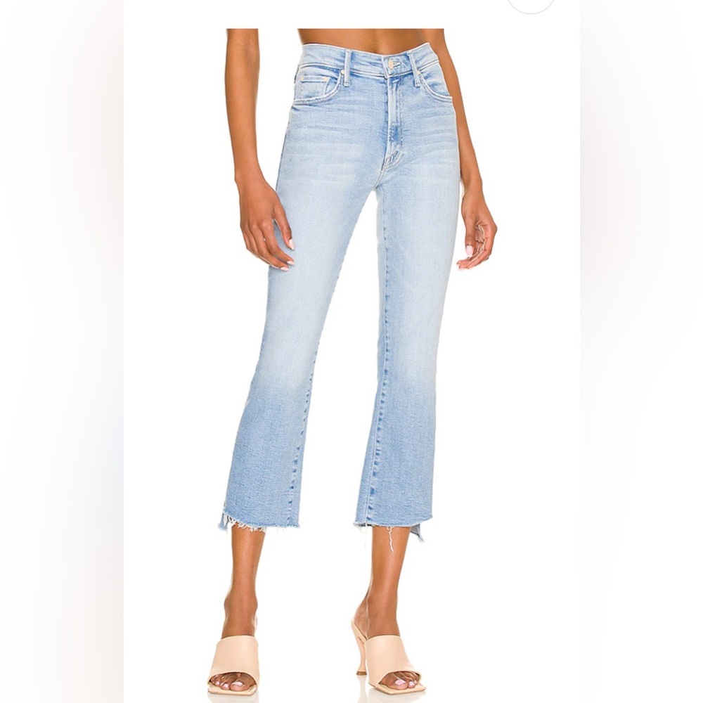 MOTHER Superior Insider Crop Step Chew jeans - size 28